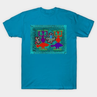 KUNA SHAMAN FAMILY and Tortugas T-Shirt